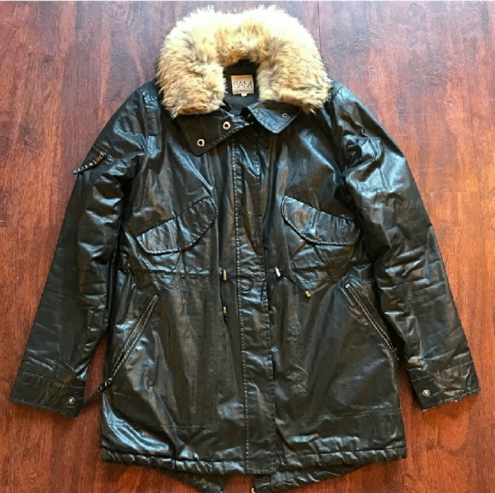 SAM. Coated Camper Parka size Large
